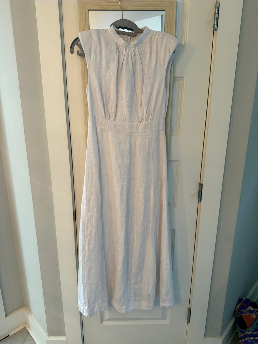 White maxi dress